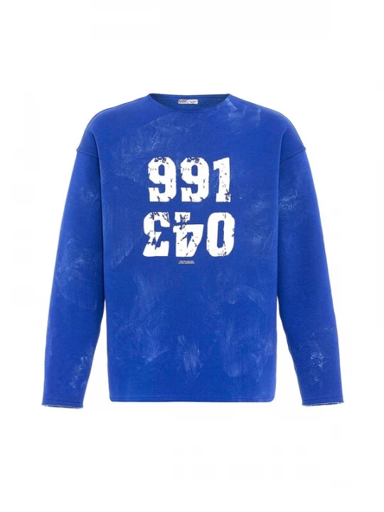 Foto van product Dandalo Sweatshirt royal blue / koningsblauw / wit