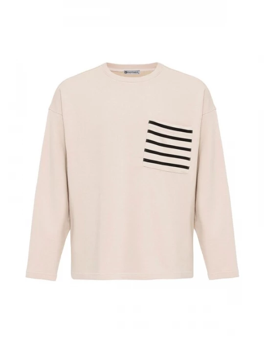 Foto van product Dandalo Sweatshirt stone grey / zwart