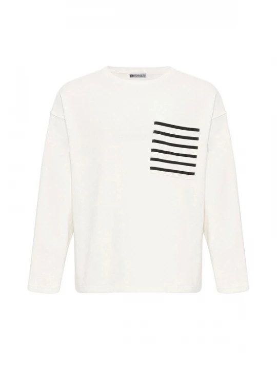 Foto van product Dandalo Sweatshirt zwart / offwhite
