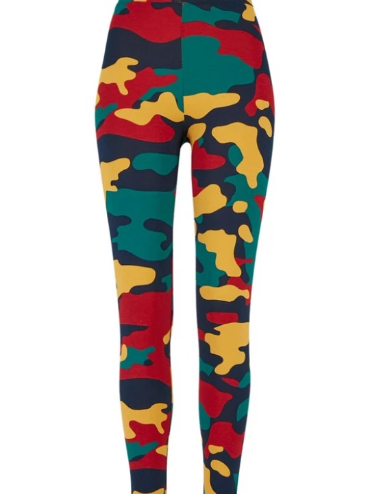 Foto van product Dangerous DNGRS Leggings navy / geel / smaragd / rood