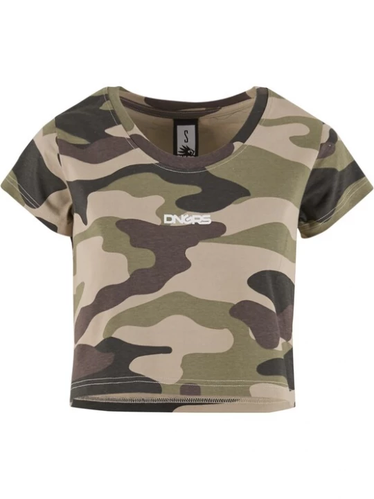 Foto van product Dangerous DNGRS Shirt 'Fast' donkerbruin / antraciet / kaki / olijfgroen