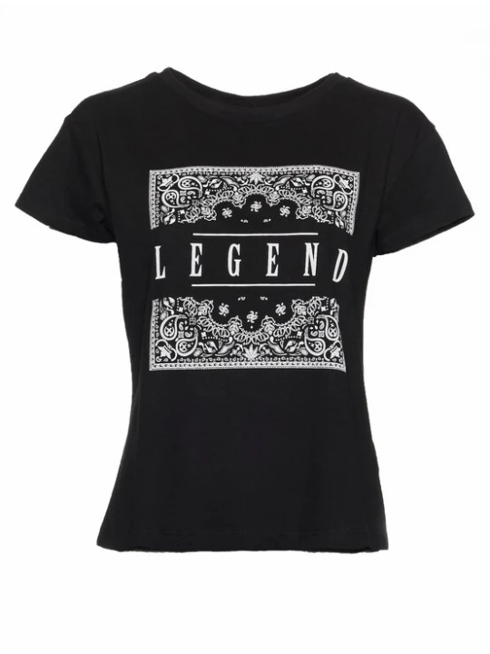 Foto van product Dangerous DNGRS Shirt 'Legend' zwart / wit
