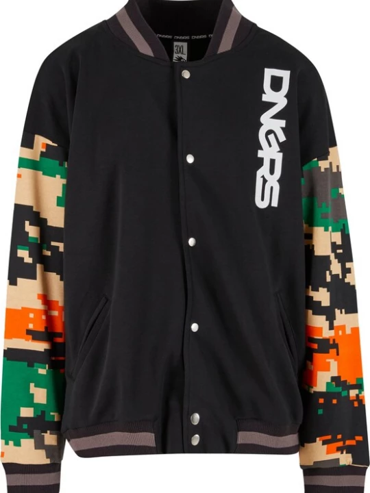 Foto van product Dangerous DNGRS Tussenjas 'Reckless' beige / groen / oranje / zwart