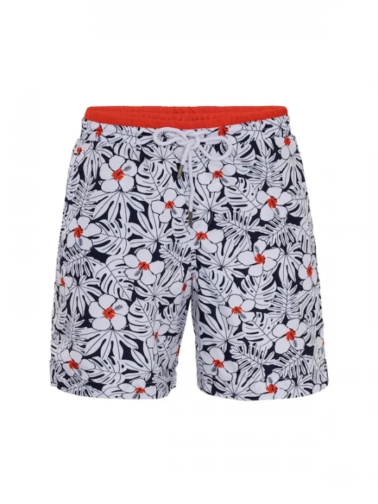Foto van product Daniel Hills Zwemshorts donkerblauw / rood / wit