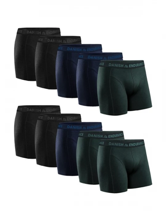 Foto van product DANISH ENDURANCE Boxershorts blauw / groen / zwart