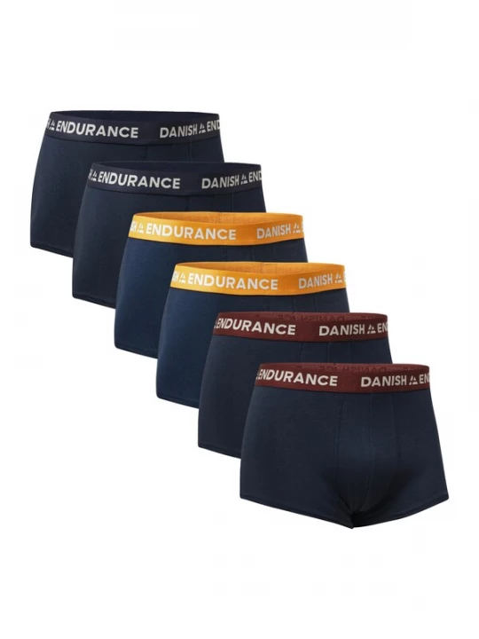 Foto van product DANISH ENDURANCE Boxershorts 'Classic Short Trunks' donkerblauw / gemengde kleuren