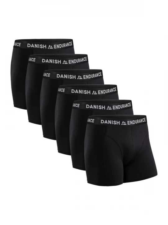 Foto van product DANISH ENDURANCE Boxershorts 'Classic Trunks' zwart / wit