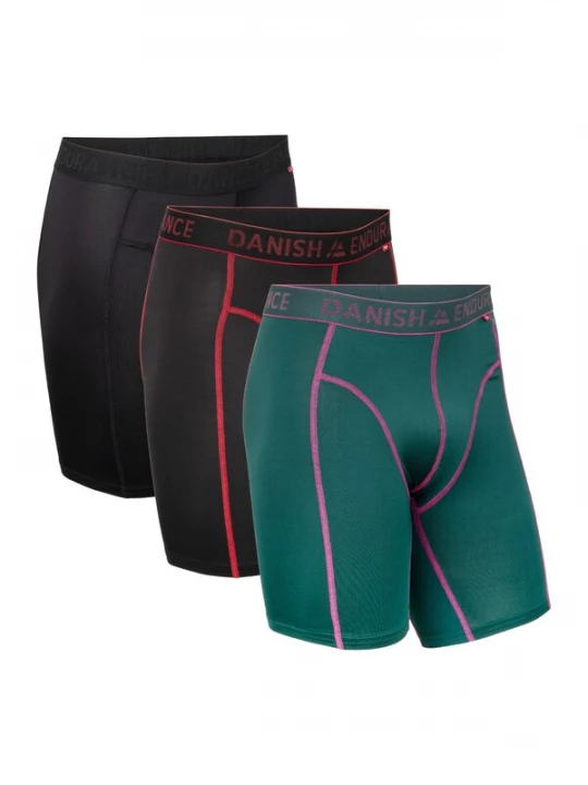 Foto van product DANISH ENDURANCE Boxershorts 'Sports Extra Long Trunks' gemengde kleuren