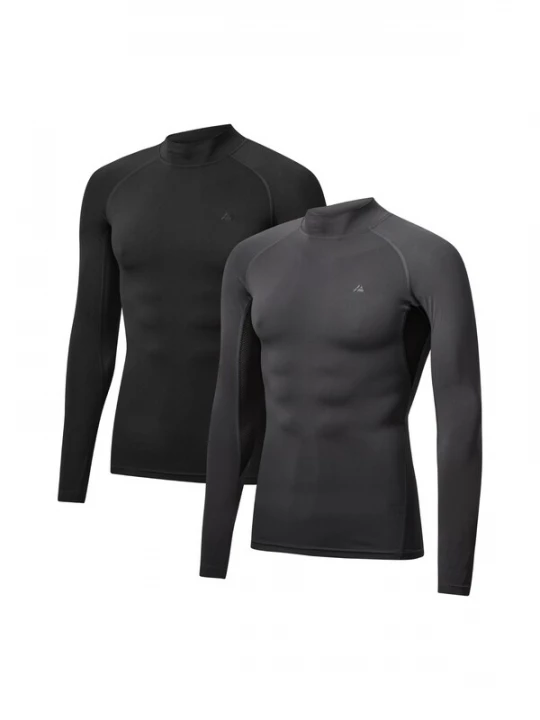 Foto van product DANISH ENDURANCE Functioneel shirt 'Power Compression' grijs / zwart