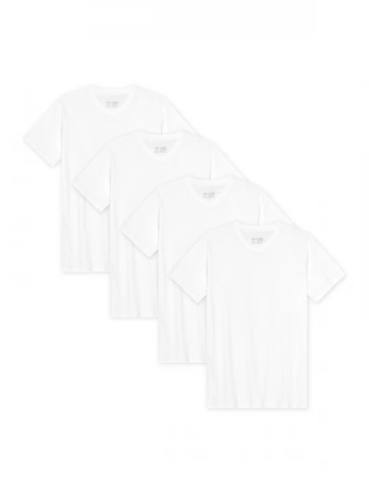 Foto van product DANISH ENDURANCE Shirt 'Ease V-Neck' wit