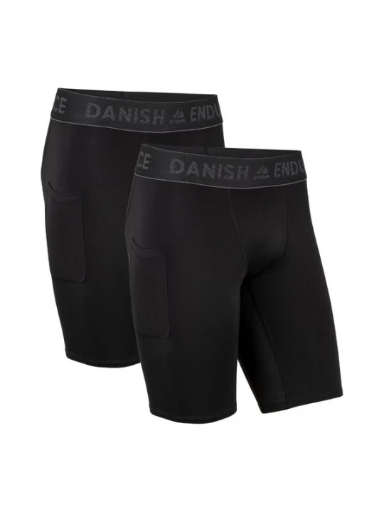 Foto van product DANISH ENDURANCE Sportbroek 'Power Compression' antraciet / zwart