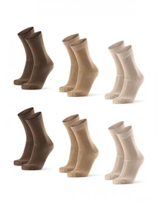 Foto van product DANISH ENDURANCE Sportsokken 'Bamboo Crew' beige / bruin