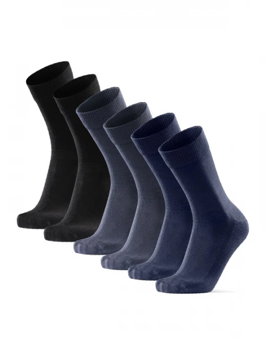 Foto van product DANISH ENDURANCE Sportsokken 'Bamboo Crew' blauw / bloedrood / zwart / wit