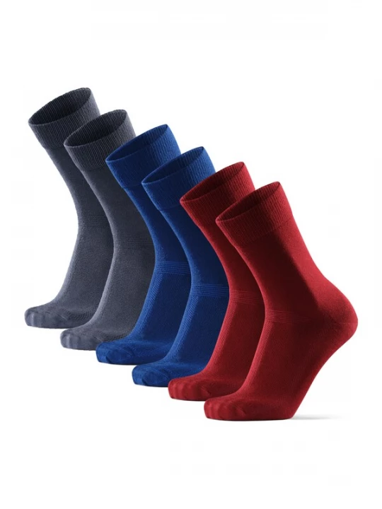Foto van product DANISH ENDURANCE Sportsokken 'Bamboo Crew' blauw / grijs / rood