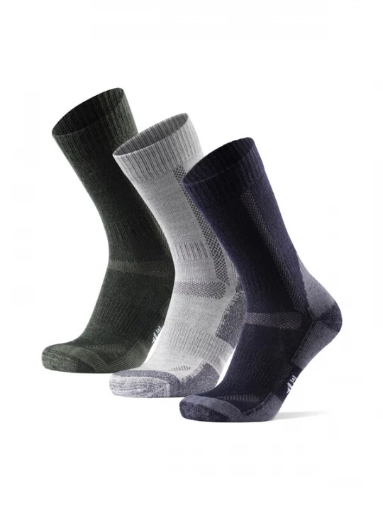 Foto van product DANISH ENDURANCE Sportsokken 'Classic Hiking Crew' donkerblauw / grijs / zwart