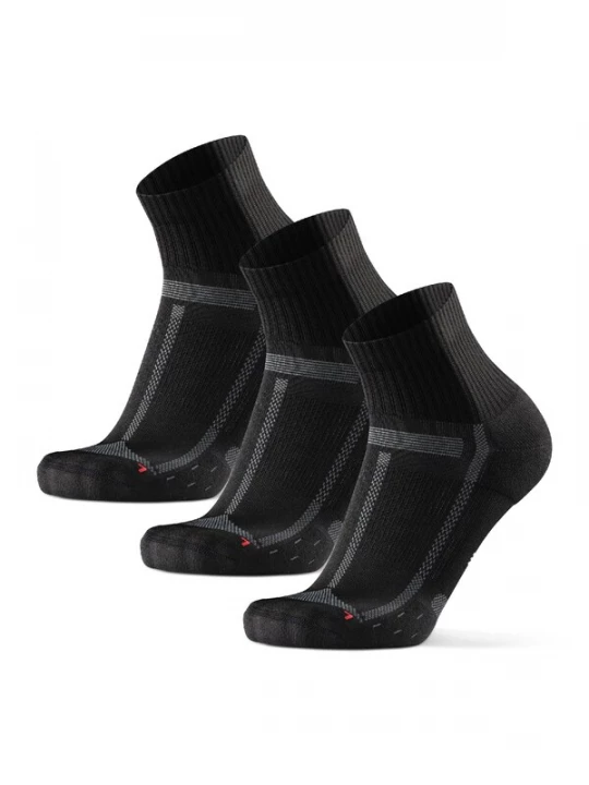 Foto van product DANISH ENDURANCE Sportsokken 'Long Distance Quarter' grijs / zwart