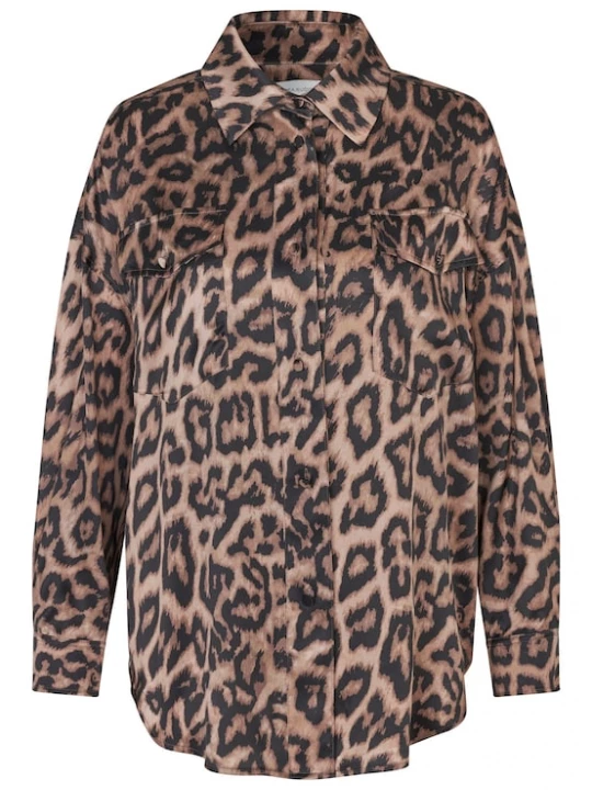 Foto van product Dea Kudibal Blouse 'Kamma' bruin / zwart