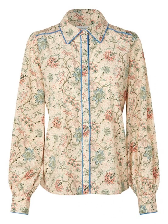 Foto van product Dea Kudibal Blouse 'Umasdea' beige / lichtgroen