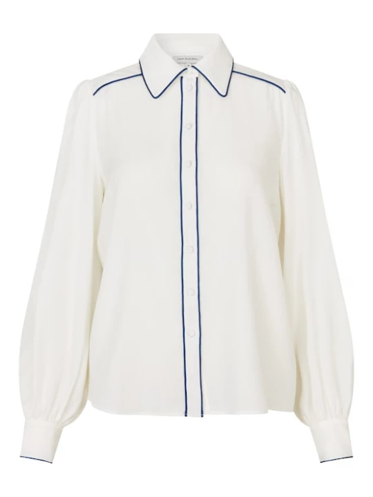 Foto van product Dea Kudibal Blouse 'Umasdea' kobaltblauw / wit
