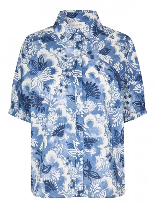 Foto van product Dea Kudibal Shirt ' VioletaDEA NS ' lichtblauw