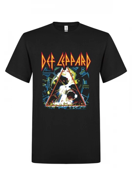 Foto van product Def Leppard Shirt 'Def Leppard Hysteria T-Shirt' zwart