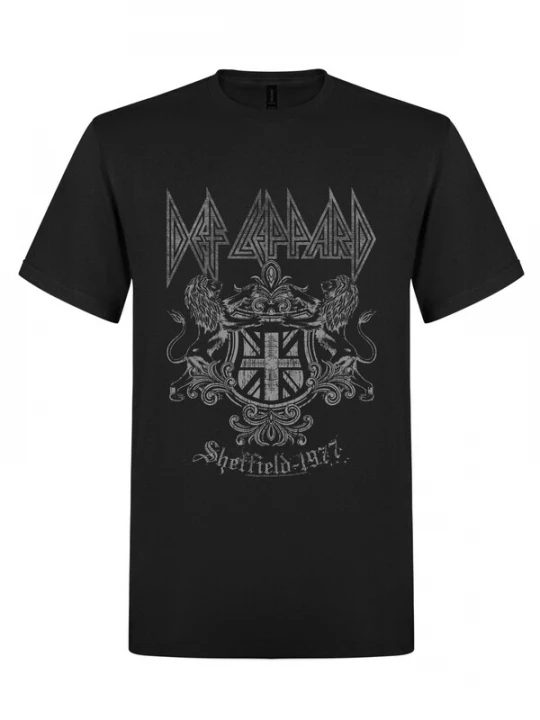 Foto van product Def Leppard Shirt 'Def Leppard - Sheffield 1978 T-Shirt' zwart