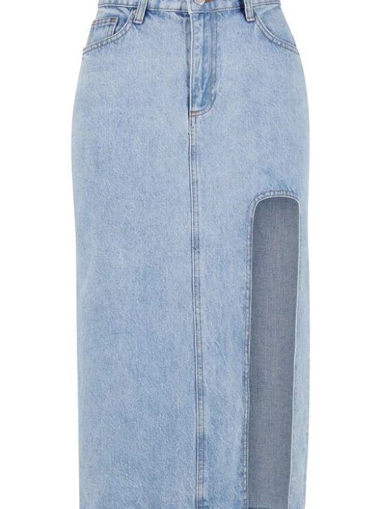 Foto van product DEF Rok 'Queens' blauw denim
