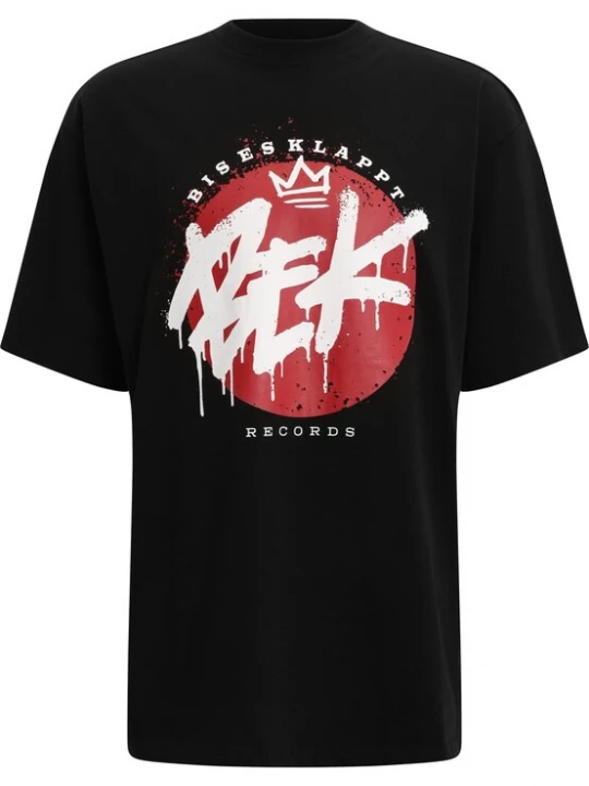 Foto van product DEF Shirt 'BEK x DEF' rood / zwart / wit