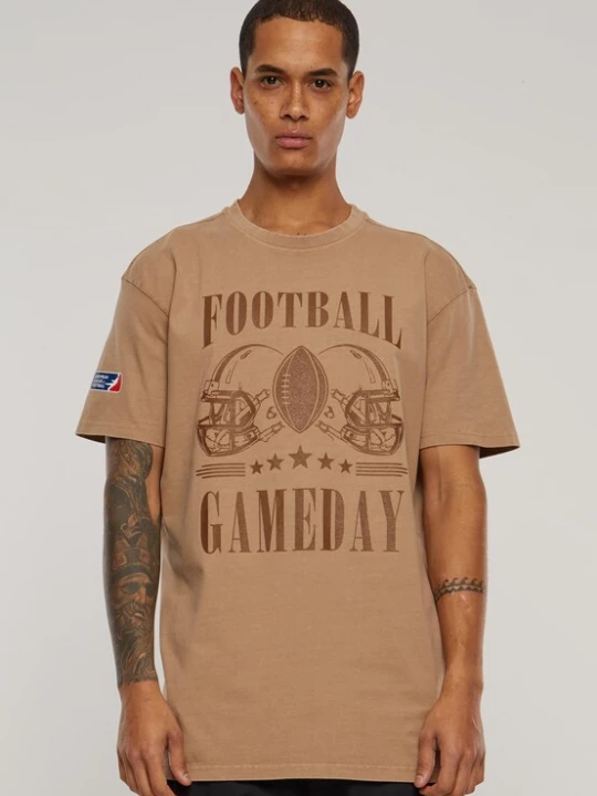 Foto van product DEF Shirt 'Gameday' beige / bruin