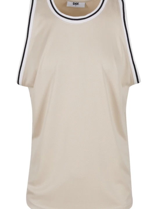 Foto van product DEF Shirt lichtbeige / zwart / wit