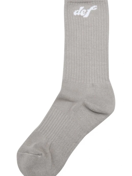 Foto van product DEF Sokken 'Pastel' basaltgrijs / wit