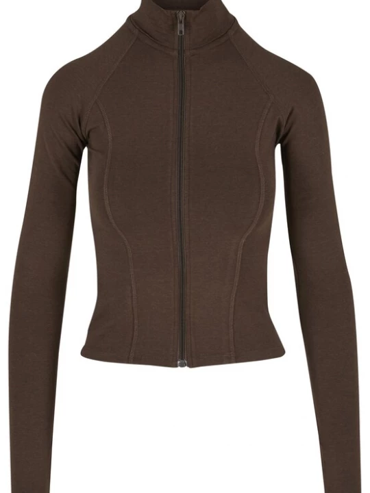 Foto van product DEF Sportief sweatvest chocoladebruin