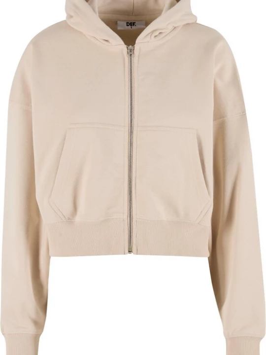 Foto van product DEF Sweatvest wolwit