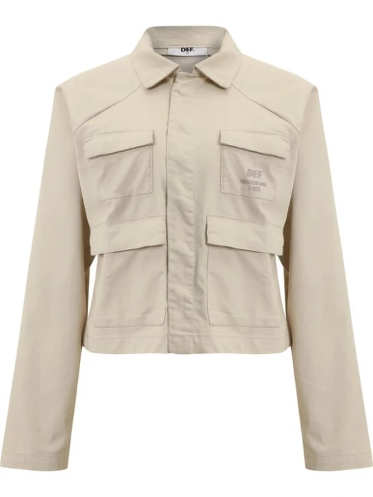 Foto van product DEF Tussenjas 'Worky' beige / donkerbeige