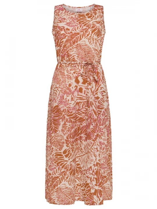 Foto van product DEHA Jurk bruin / pink / wit