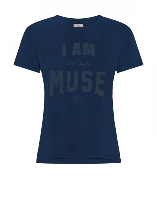 Foto van product DEHA Shirt blauw / donkerblauw