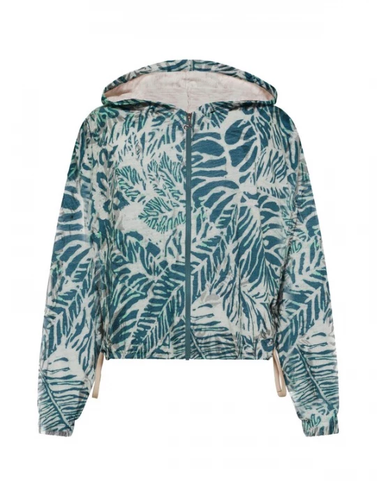 Foto van product DEHA Sweatvest cyaan blauw / wit