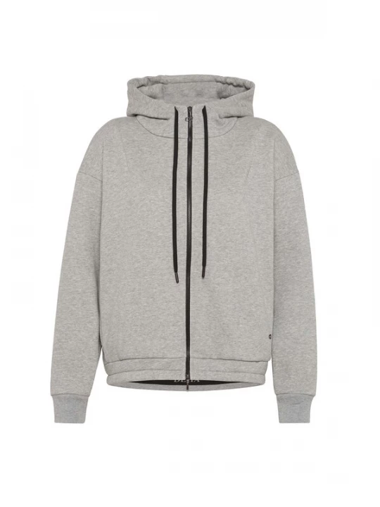 Foto van product DEHA Sweatvest grijs gemêleerd / zwart