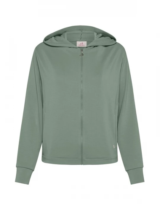Foto van product DEHA Sweatvest pastelgroen