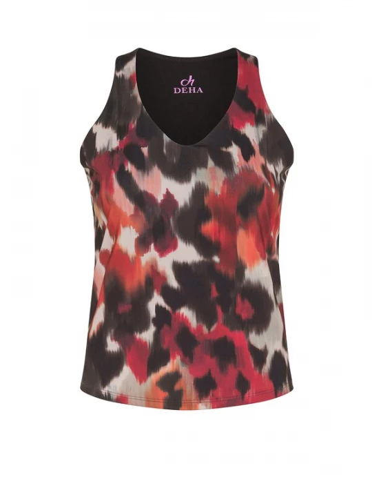 Foto van product DEHA Top rood / zwart / wit