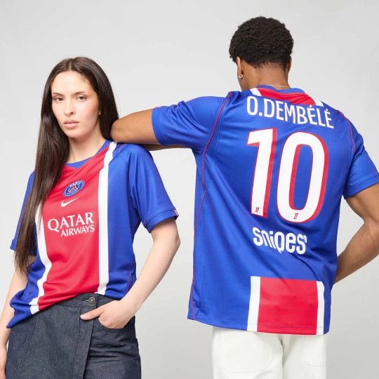 Foto van product Dembélé / No. 10 / PSG Nike Home Stadium 2026 / 27 blauw