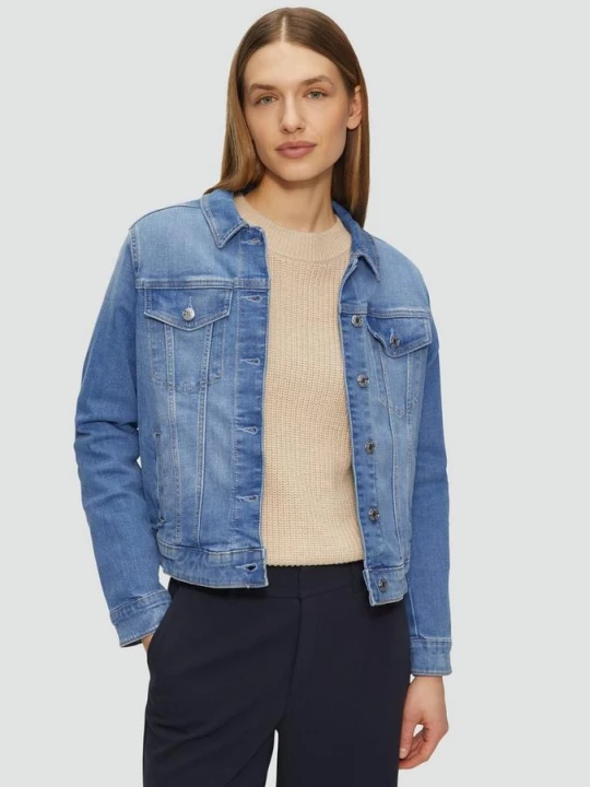 Foto van product Denim jack met steekzakken s.Oliver blauw