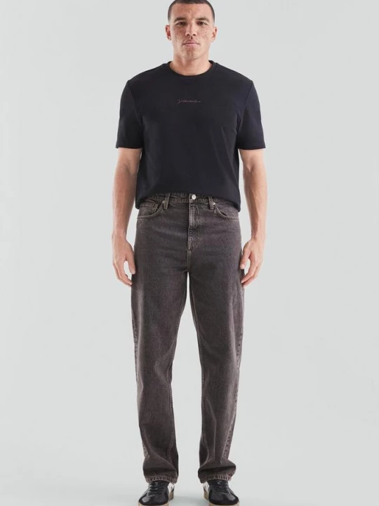 Foto van product Denim / Los model / Halfhoog / Rechte pijp QS grijs