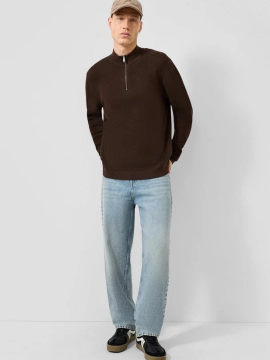 Foto van product Denim losse pasvorm QS blauw