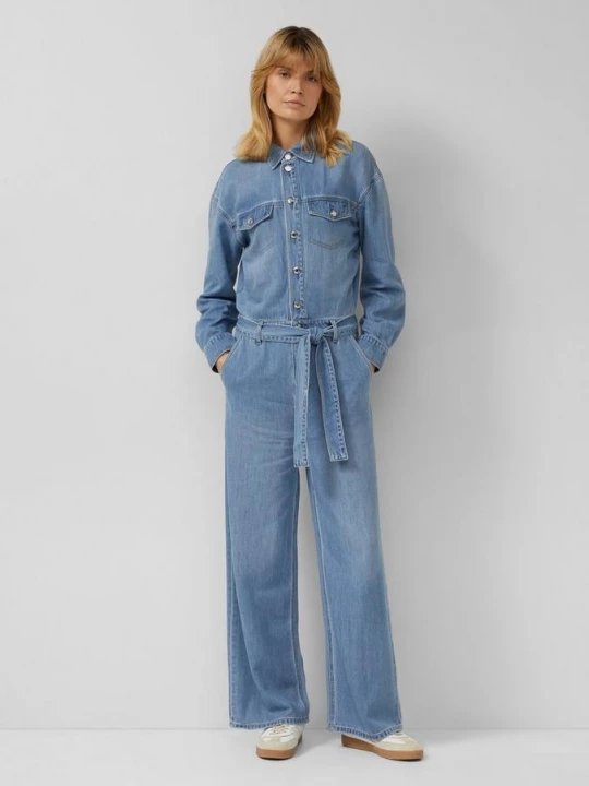 Foto van product Denim overall met riem s.Oliver blauw