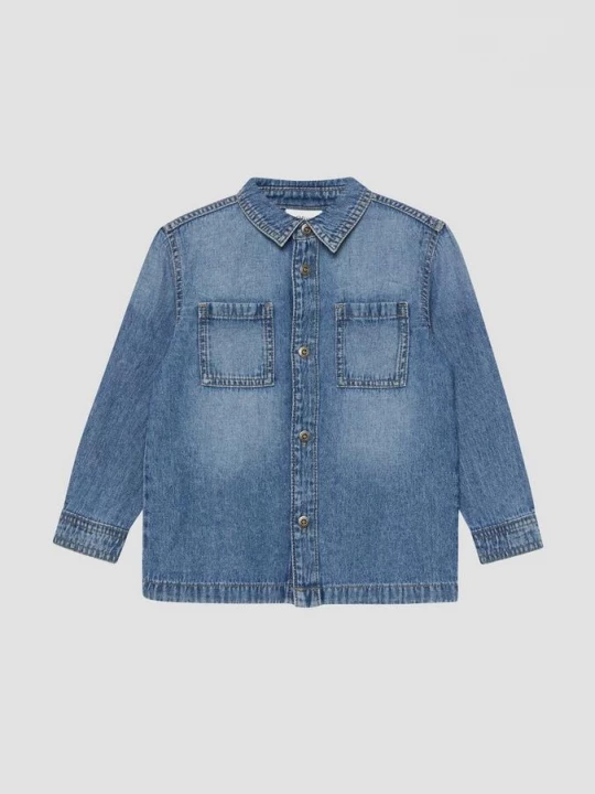 Foto van product Denim overhemd s.Oliver blauw