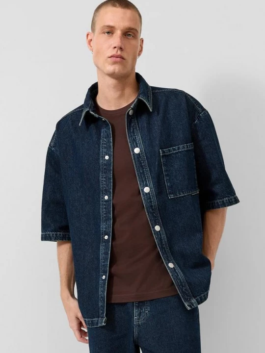 Foto van product Denim overshirt QS blauw