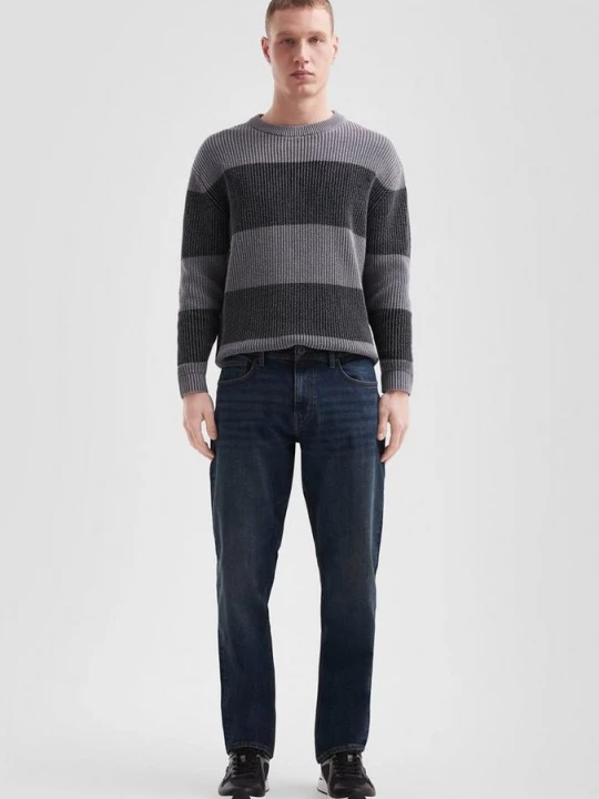 Foto van product Denim Pete / Regular Fit / Mid Rise / Rechte Pijp QS blauw