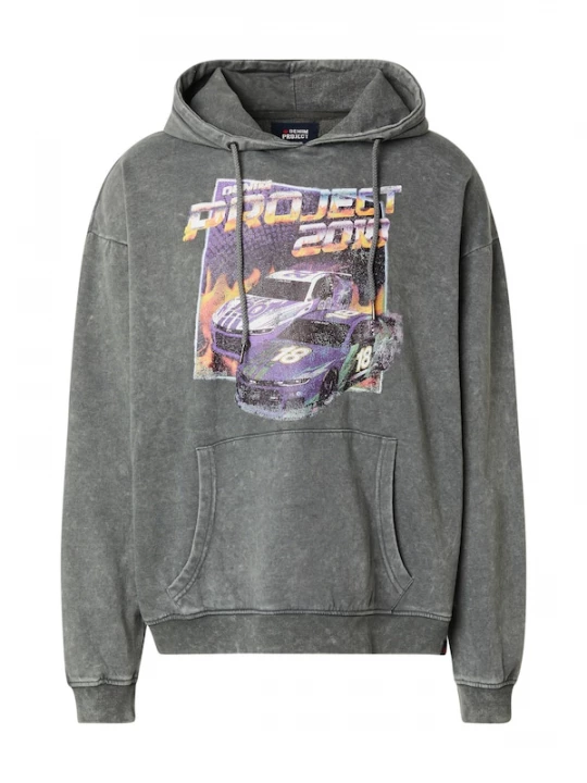 Foto van product Denim Project Sweatshirt 'DPMX6' donkergrijs / lila / oranje / wit