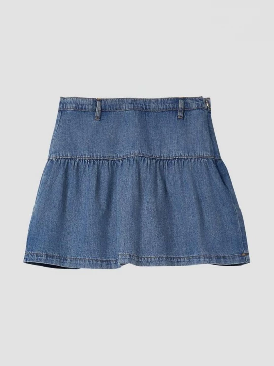 Foto van product Denim rok met geïntegreerde broek s.Oliver blauw
